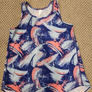 Girls Ivivva sz 14 purple and pink tank